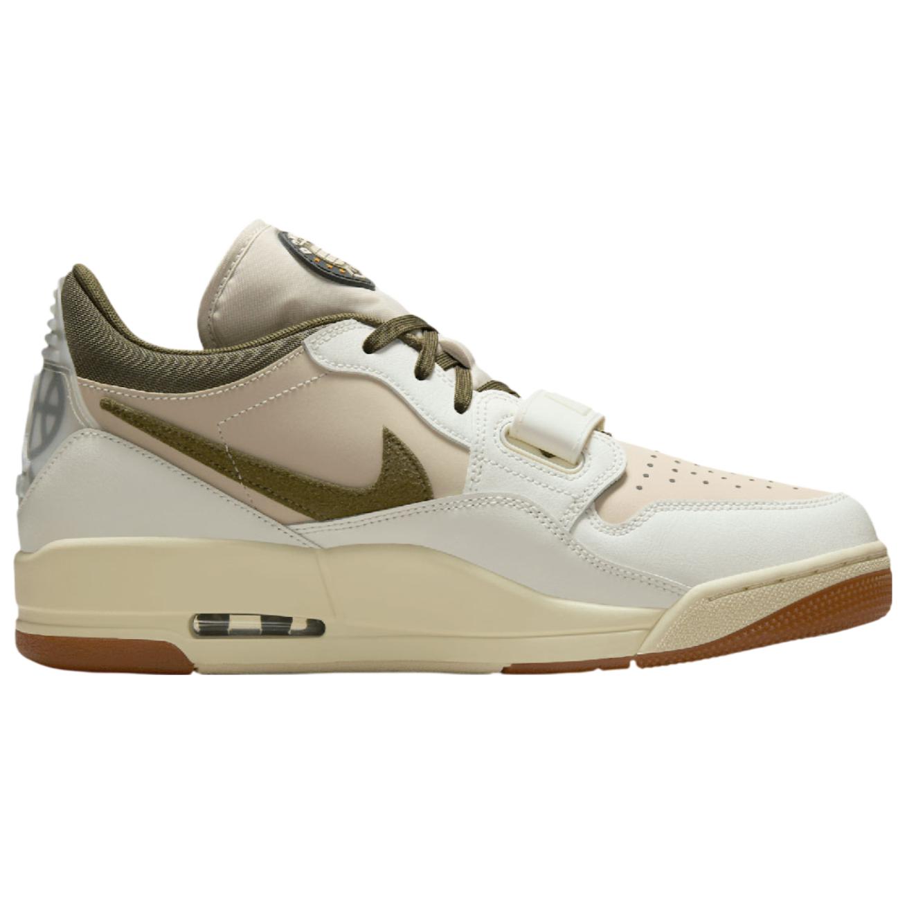 Jordan Legacy 312 Slip Resistant Abrasion Resistant Low top Vintage Basketball Shoes Men’s White Green