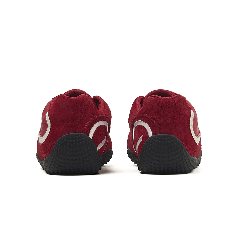 Senzubean Slip Resistant, Abrasion Resistant, Breathable Low top Racing Shoes Unisex Laffa Red