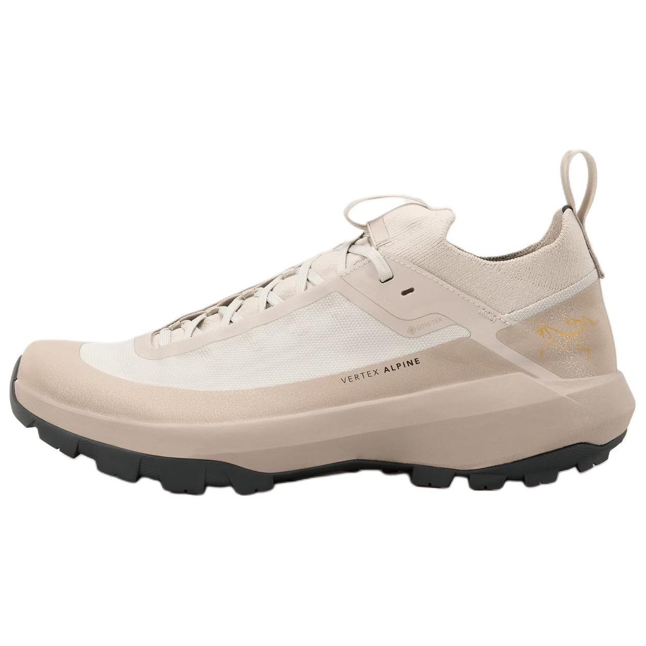 Arc’teryx Vertex Alpine Fabric Abrasion Resistant Waterproof And Breathable Grip Low top Hiking Shoes Men’s Beige