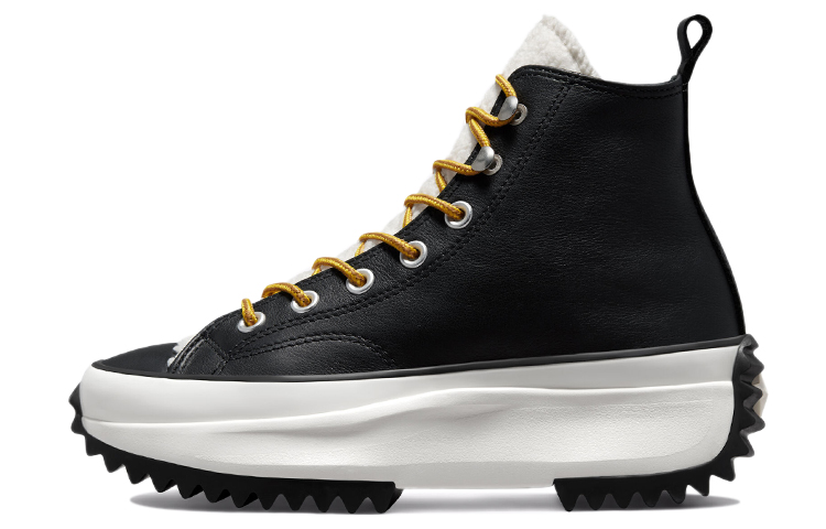 Run Star Wmns Converse Hike Platform High 'Sherpa - Black Egret' Women's