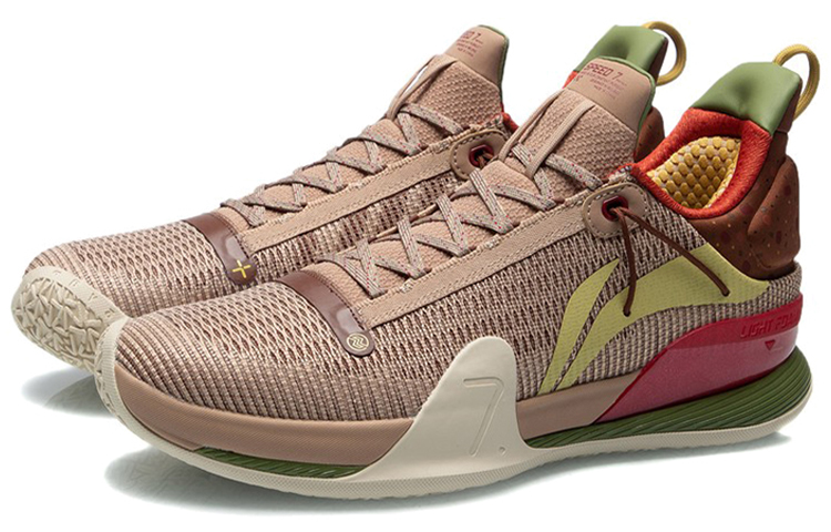 Li Ning Speed 7 Premium Textile, Synthetic Leather, TPU Cushioning Slip Resistant Abrasion Resistant Rebound