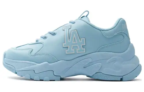 MLB Big Ball Chunky Cushioning Abrasion Resistant Cushioning, Wear Resistant Low top Chunky Sneakers Women's Blue