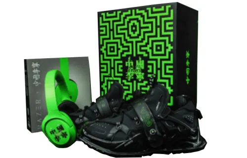 Razer x Li Ning Pangu Halo Low top Running Shoes Men's Black Box Included