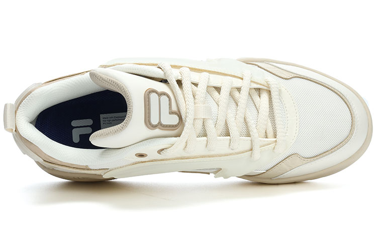 FILA FUSION Classic Basketball Shoes ‘White Beige’