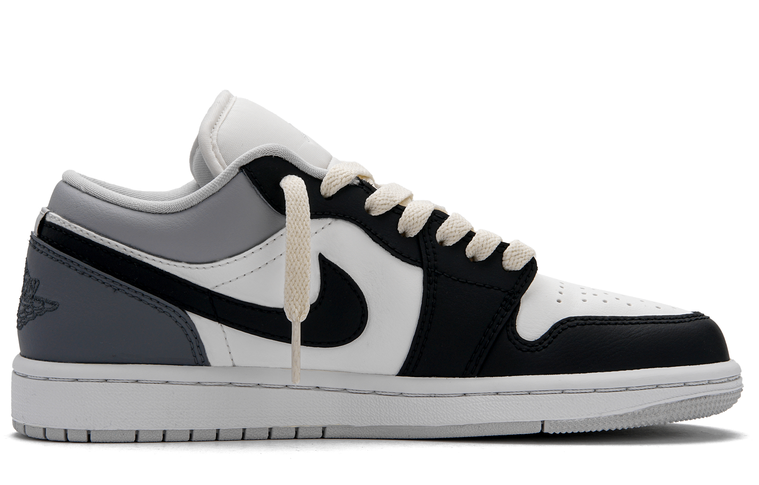 Jordan Air Jordan 1 Vintage Basketball Shoes Women’s Low Top Black Gray