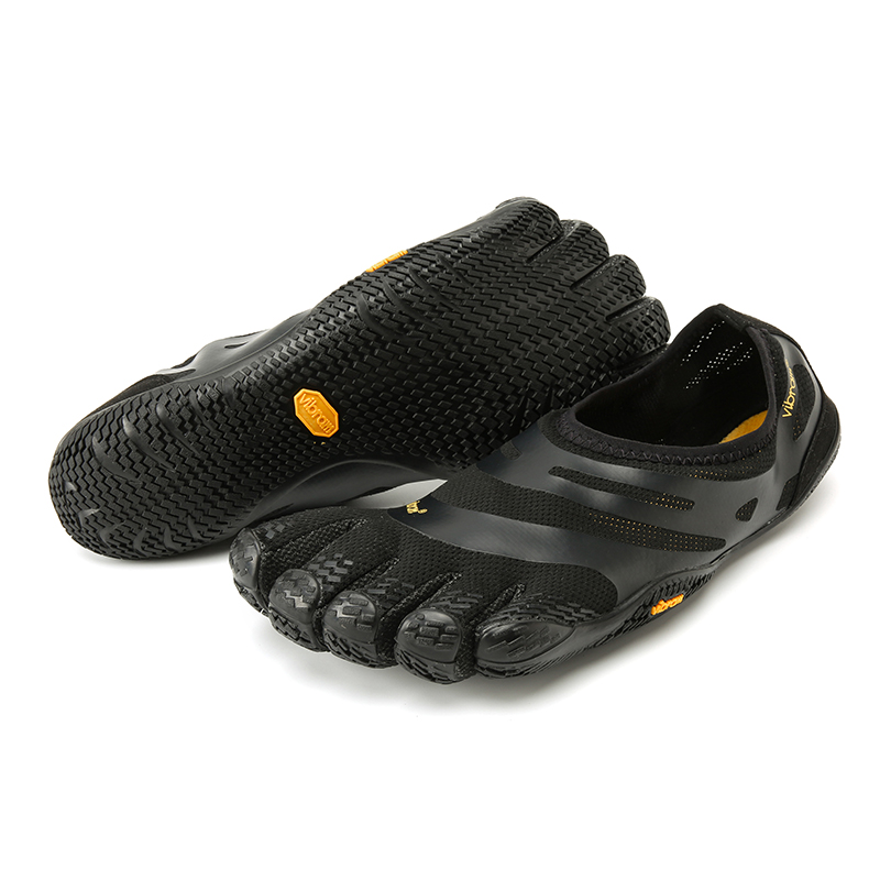 Vibram EL X Five Fingers Shoes Slip Resistant, Breathable, Lightweight Low top Training Shoes Men’s Black