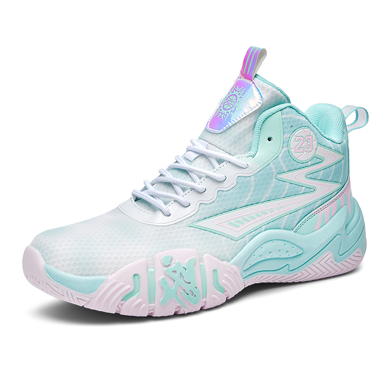 GQWE Cushioning Slip Resistant Abrasion Resistant Rebound Mid top Basketball Shoes Unisex
