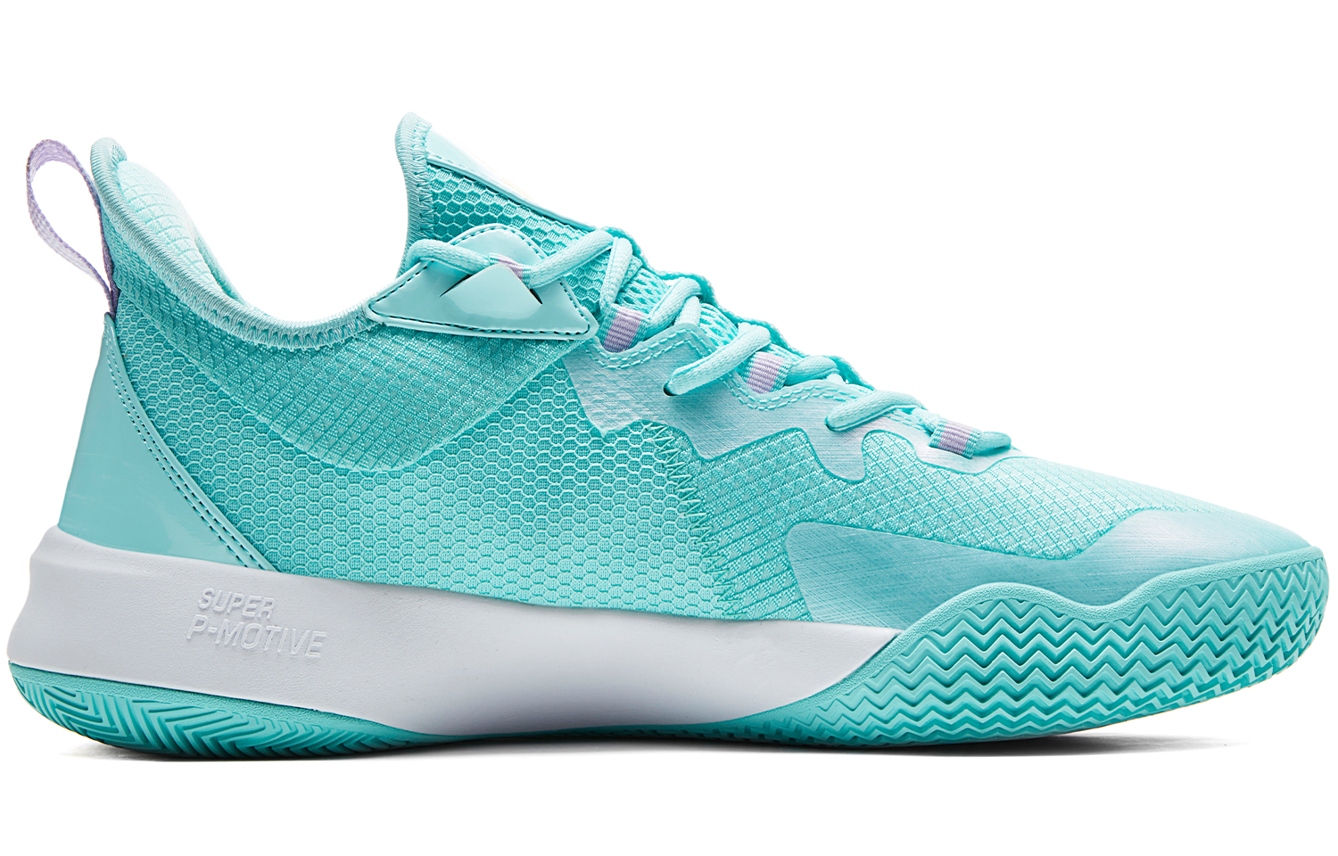 PEAK Blade Edge Cushioning Abrasion Resistant Rebound Low top Basketball Shoes Men’s Ice Blue