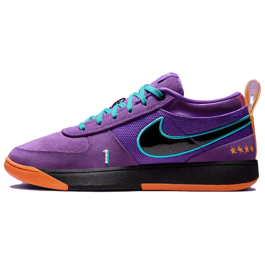 Nike Book 1 Low top Basketball Shoes Men's Purple Black Orange