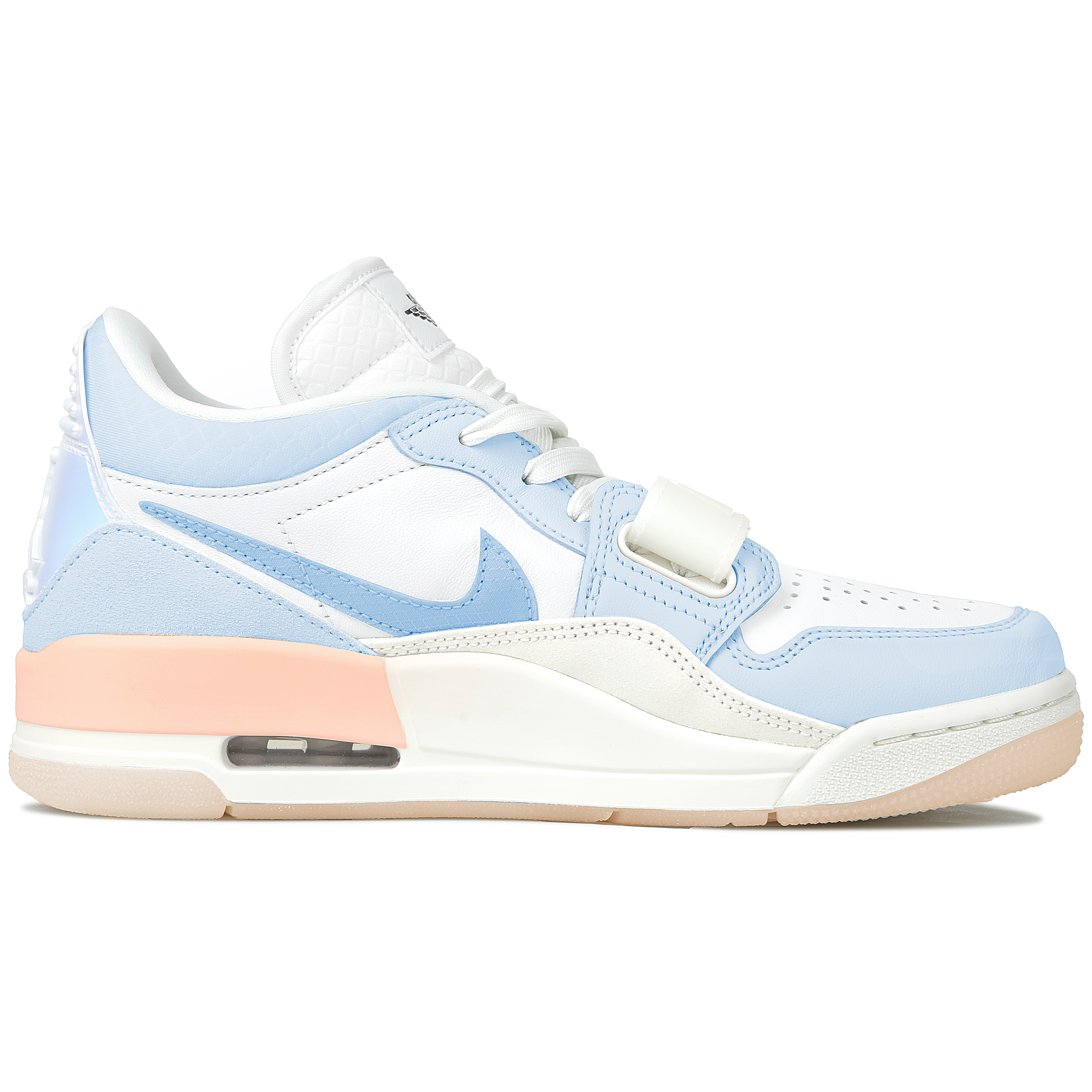 Jordan Legacy 312 Slip Resistant Abrasion Resistant Mid top Vintage Basketball Shoes Unisex Blue