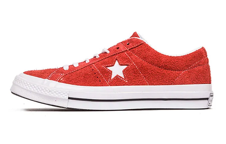 One Star Converse Ox 'Red Suede'