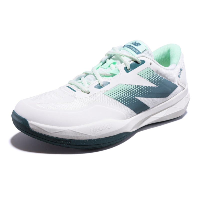 New Balance NB 796 Slip Resistant, Abrasion Resistant, Breathable Low top Tennis Shoes Women’s White Green