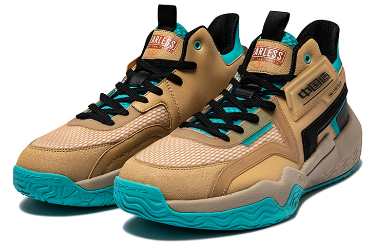 Erke Textile, Synthetic Leather Cushioning Slip Resistant Abrasion Resistant Lightweight Mid top Basketball Shoes Men’s