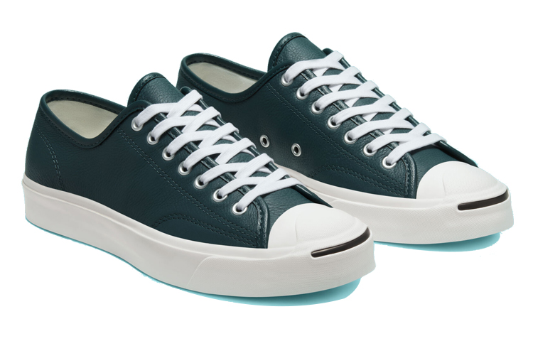 Кеды Converse Jack Purcell (зеленый) — Зелёный / белый — фото 4