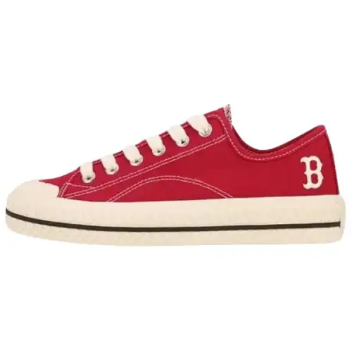 MLB Playball Trendy Low top Canvas Shoes Unisex Red White