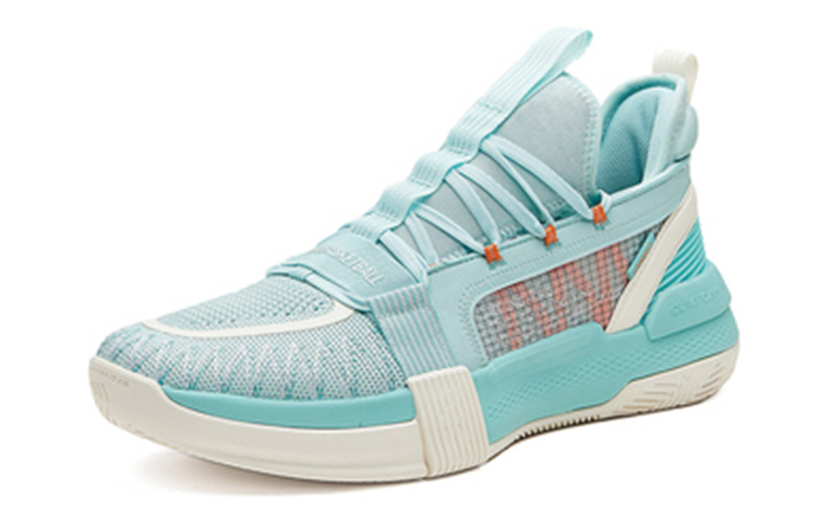 361° Burning War Cushioning Rebound Mid top Basketball Shoes Men’s Turquoise Green