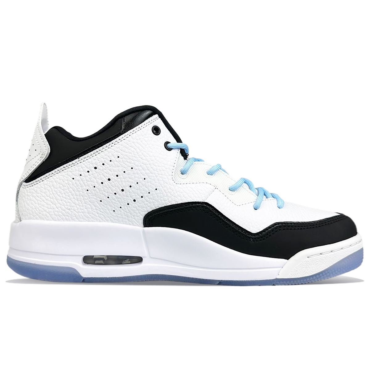 Jordan Courtside 23 Slip Resistant Slip Resistant Mid top Vintage Basketball Shoes Unisex Black White