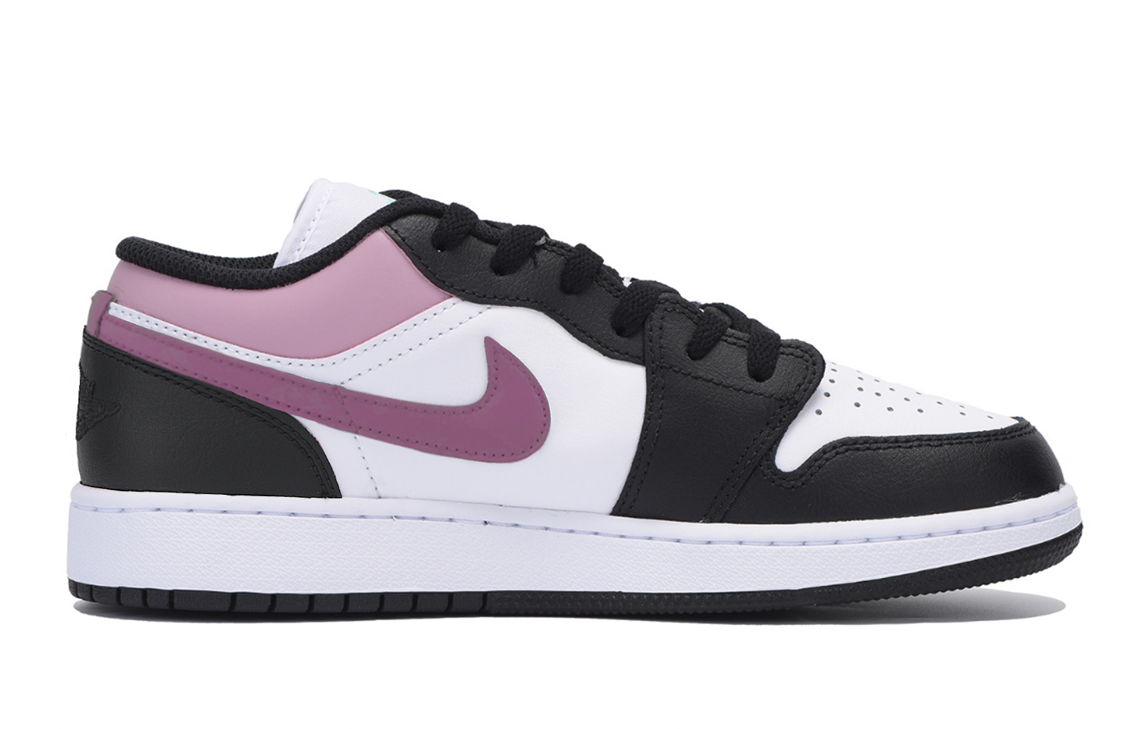 Jordan Air Jordan 1 Abrasion Resistant Low top Vintage Basketball Shoes Men’s Black Pink