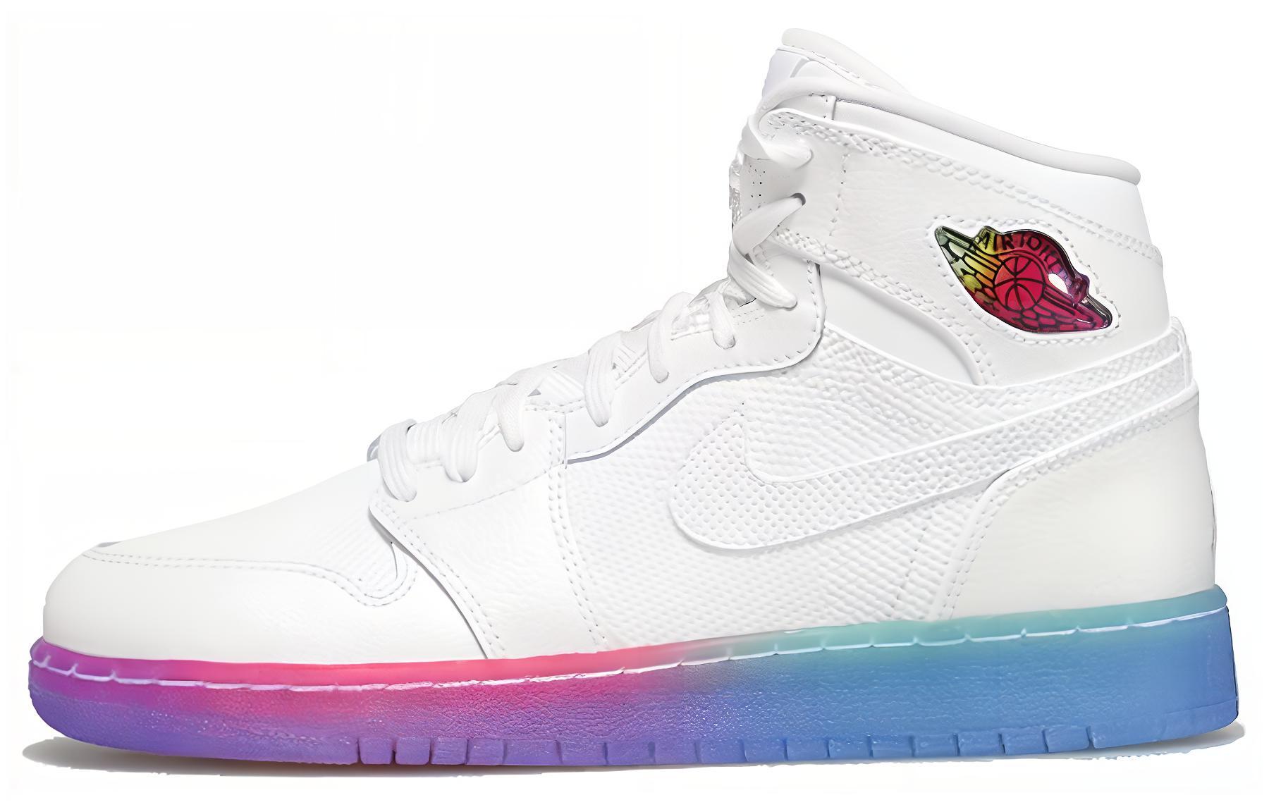 Jordan Air jordan, rainbow retro basketball sole
