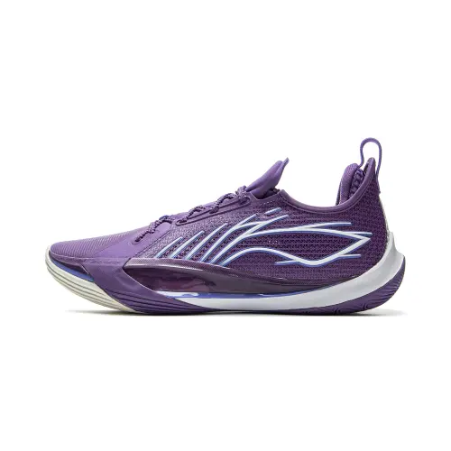 Li Ning Sonic 13 Low top Basketball Shoes Men's Mineral Purple