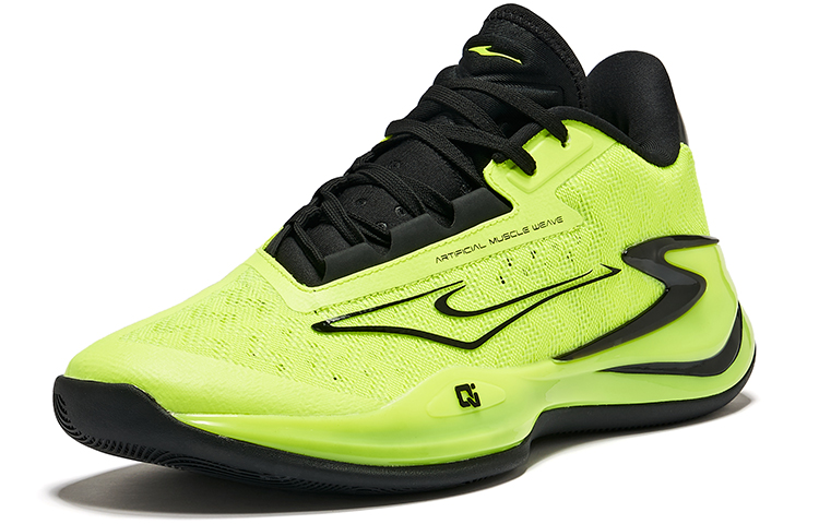 Erke Humble 1.0 Basketball Shoes Men’s Mid Top Neon Lime Green/Jet Black