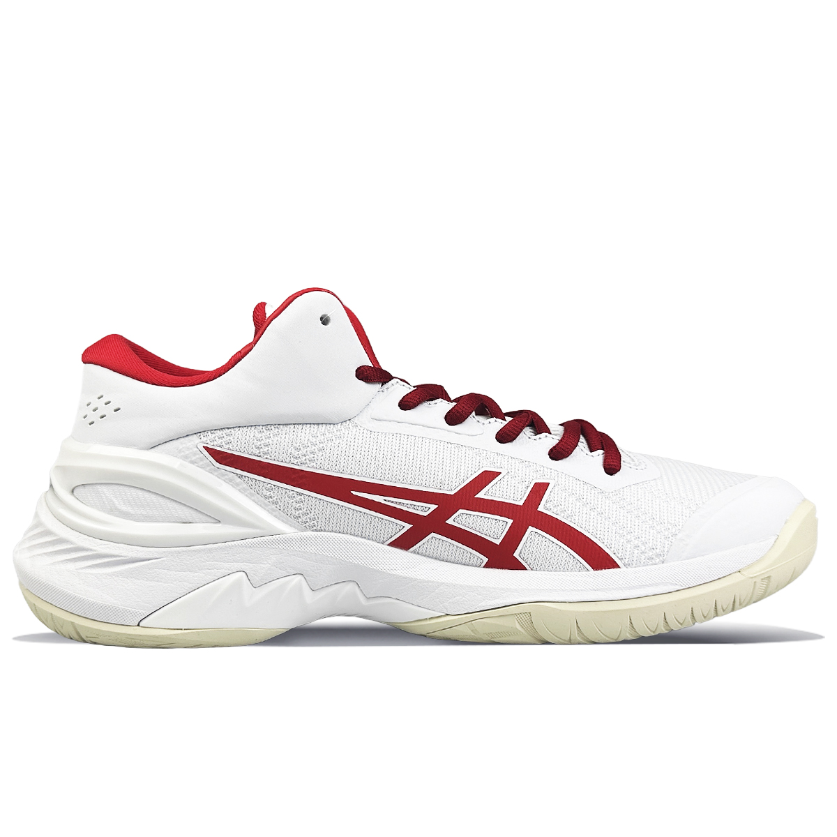 Asics GELBURST 28 BNK Court Elf, Black Red Street Textile, Synthetic Leather Cushioning Slip Resistant Grip Low top