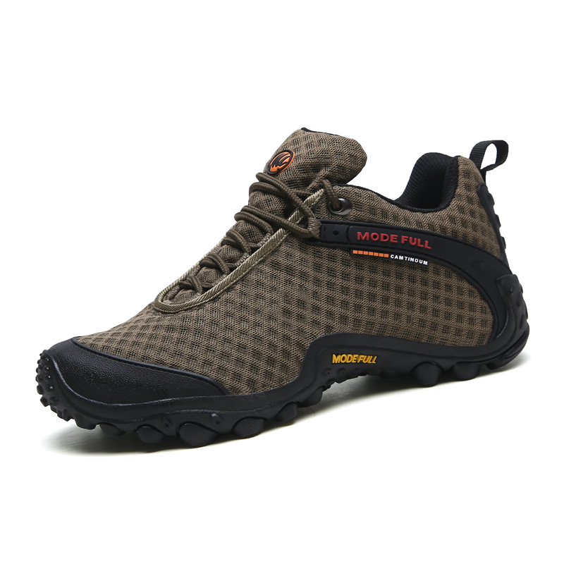 MODE FULL Slip Resistant, Abrasion Resistant, Breathable, Lightweight Coverage Low top Mountaineering Shoes Men’s