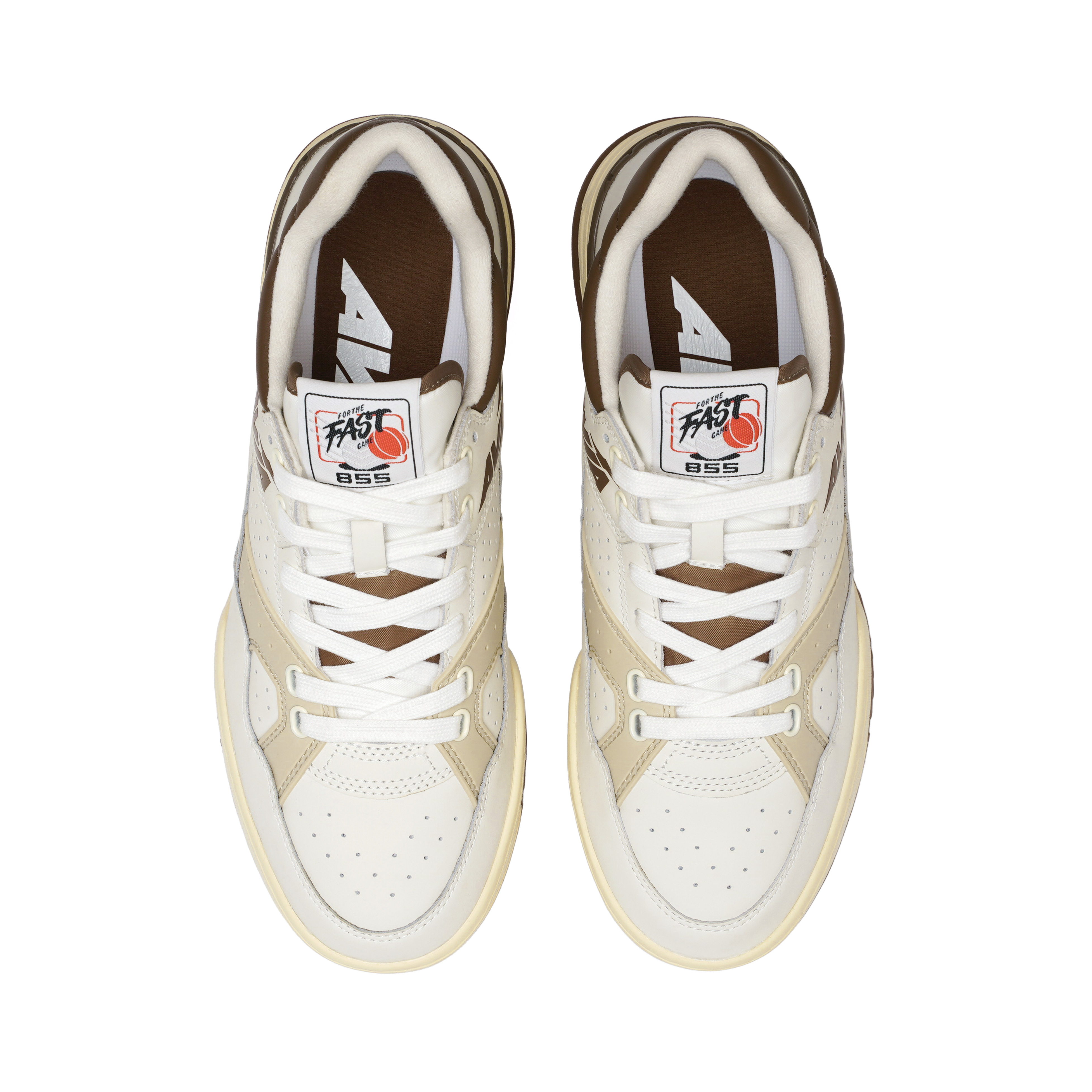 AVIA 855 Low top Vintage Basketball Shoes Men’s Beige Brown