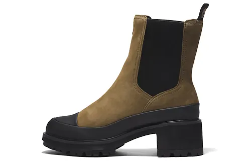 Timberland Short Chelsea Boots Women's Green Black
