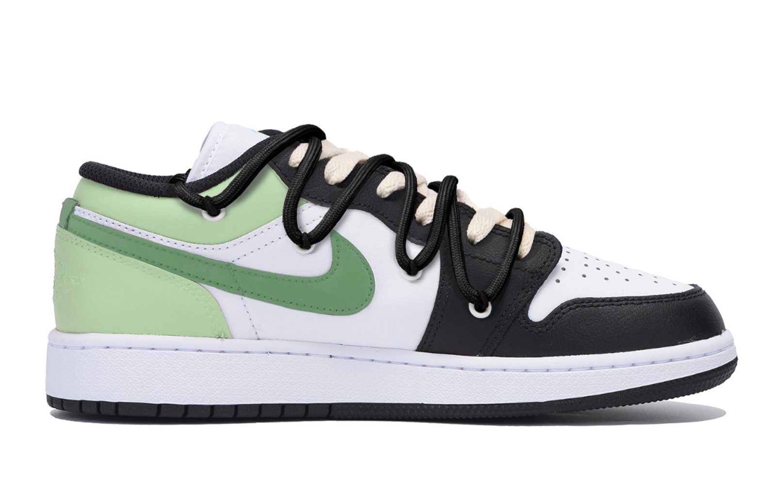 Jordan Air Jordan 1 Vintage Basketball Shoes Men’s Low Top Black Green
