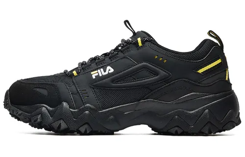 FILA Oakmont Low Top Clunky Sneaker Black/Yellow