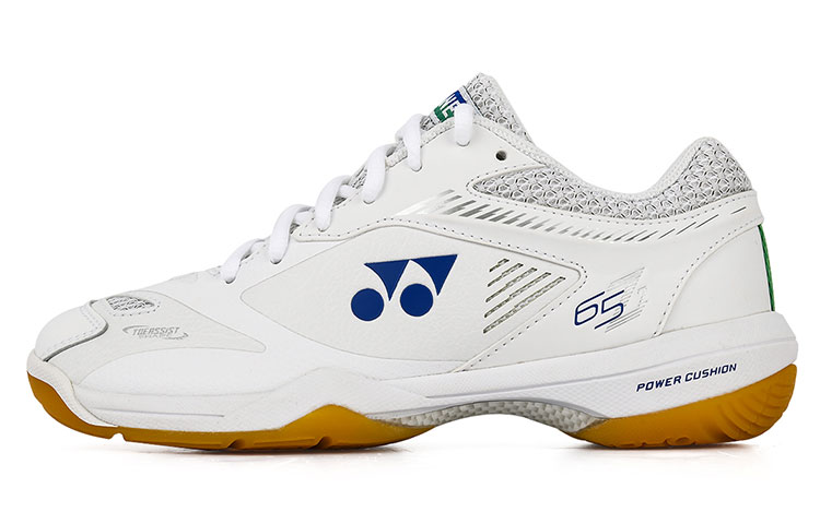 YONEX Yonex 65Z2 round toe, comfortable and simple, low-top badminton shoes, same style for men and women, white, 75th anniversary model