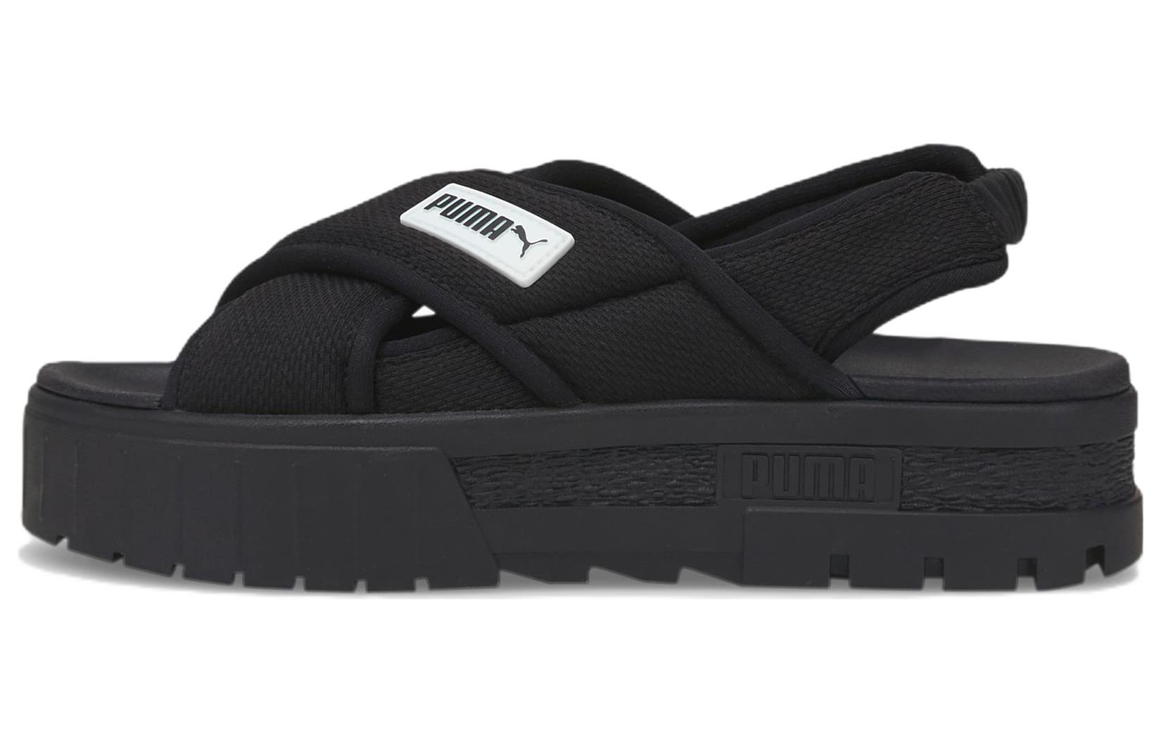 Puma Mayze Logo-patch Slingback Sandals