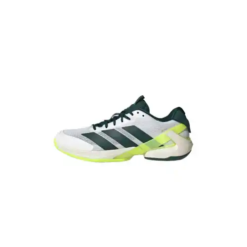Adidas Adizero Ubersonic 5 Lightweight, comfortable and stable low-cut tennis shoes for men, lemon white