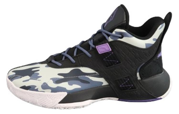 Anta Speedy Cushioning Slip Resistant Thermal Cushioning Slip Resistant Thermal Mid top Basketball Shoes Men's