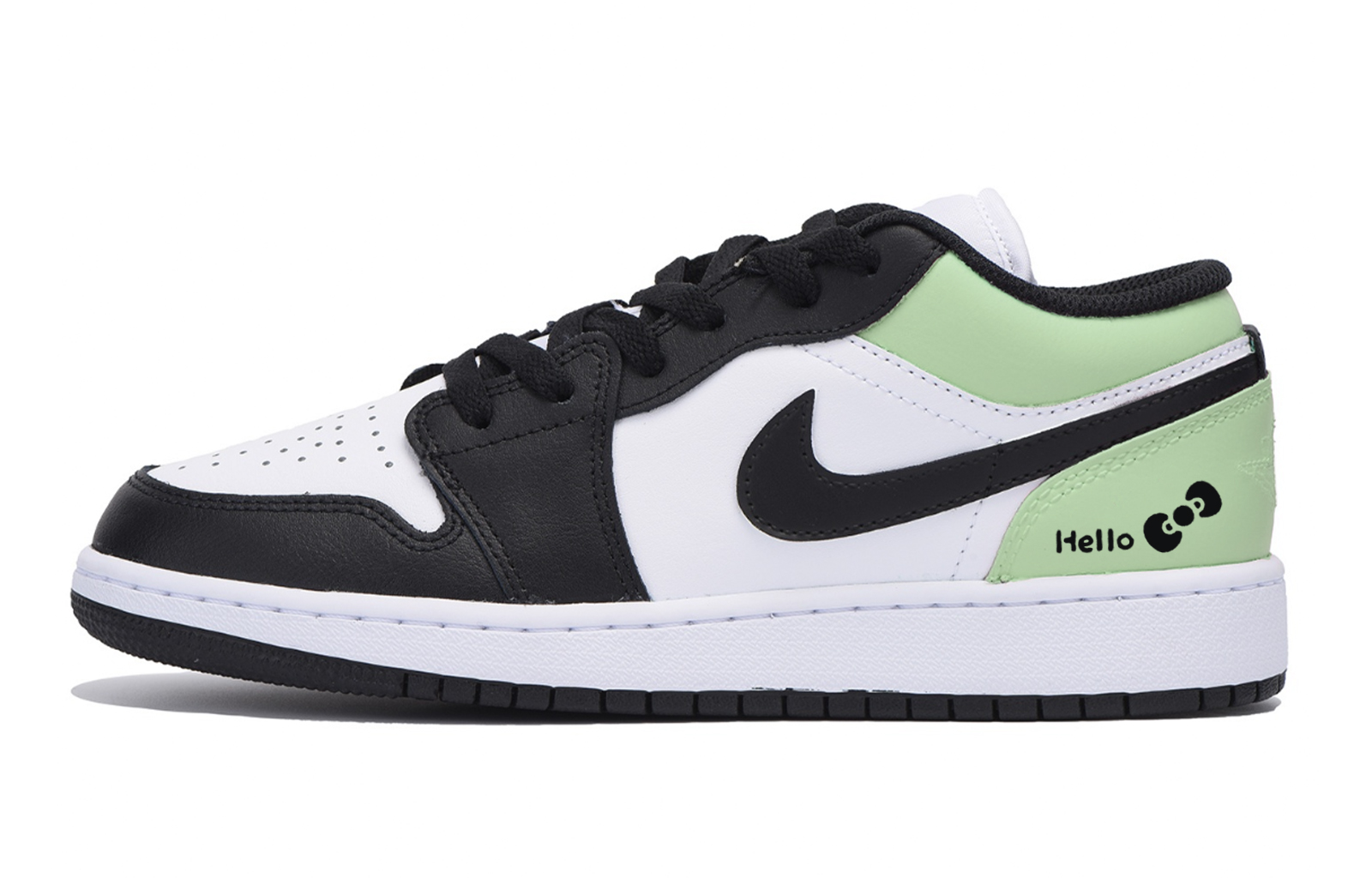 Jordan Air Jordan 1 Low top Vintage Basketball Shoes Men’s White Green