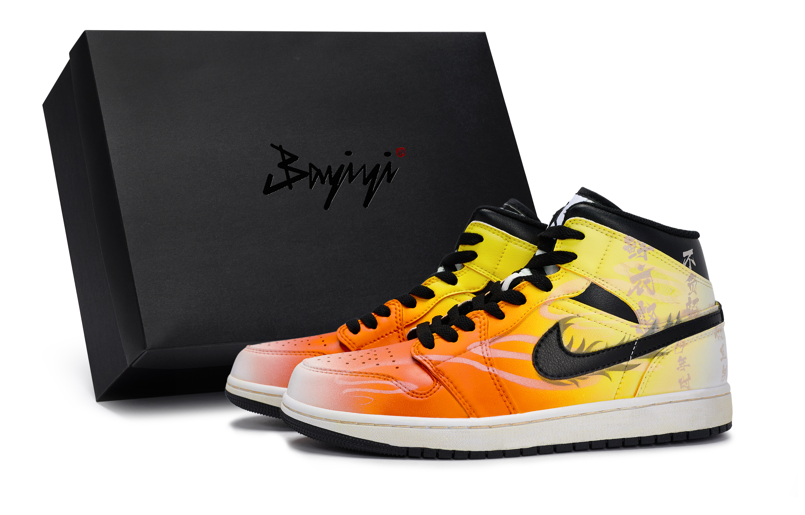 Jordan Air Jordan 1 811 Manufacturing, Dashing And Dazzling, Special Shoe Box Mid top Vintage Basketball Shoes Unisex