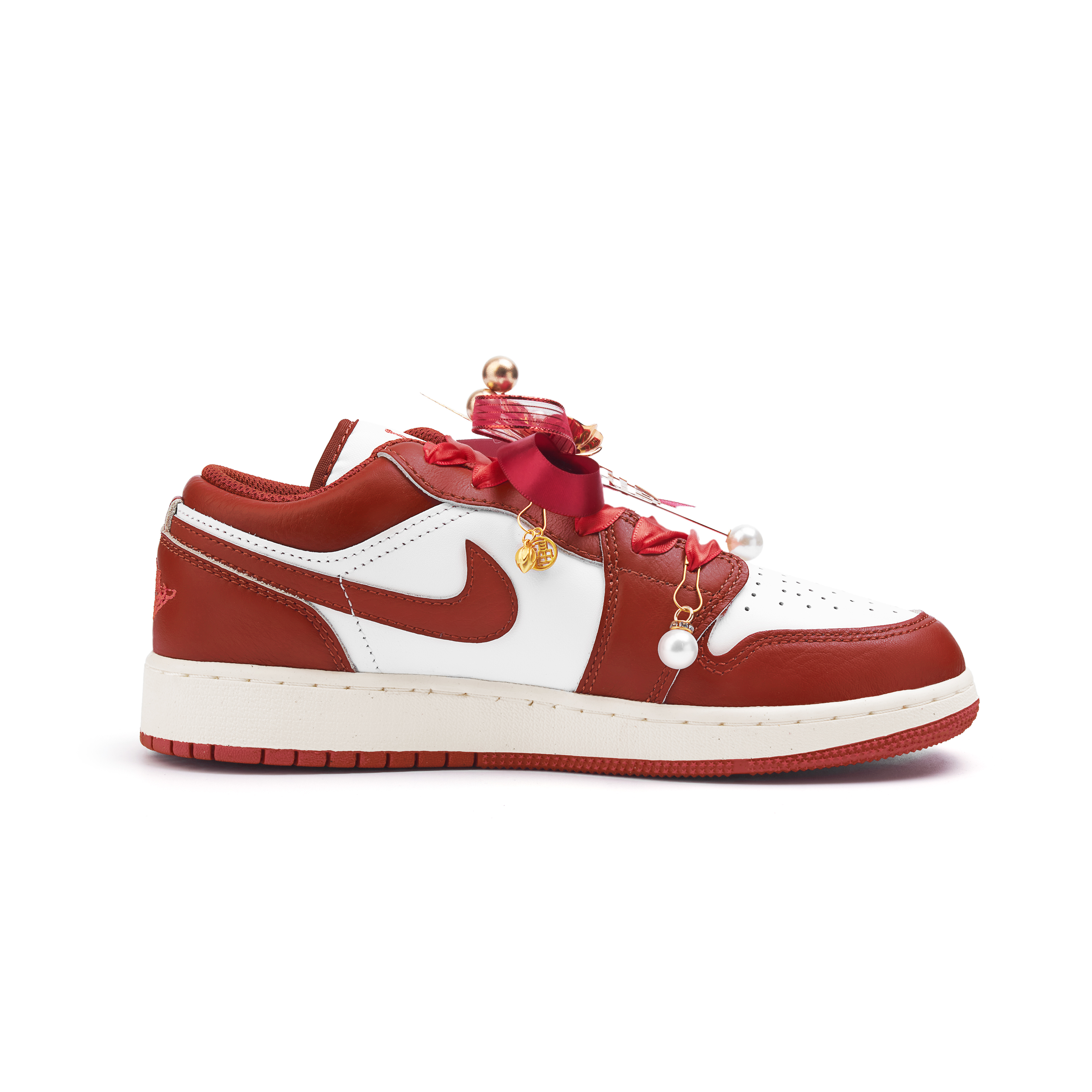 Jordan Air Jordan 1 Low top Vintage Basketball Shoes Women’s Red