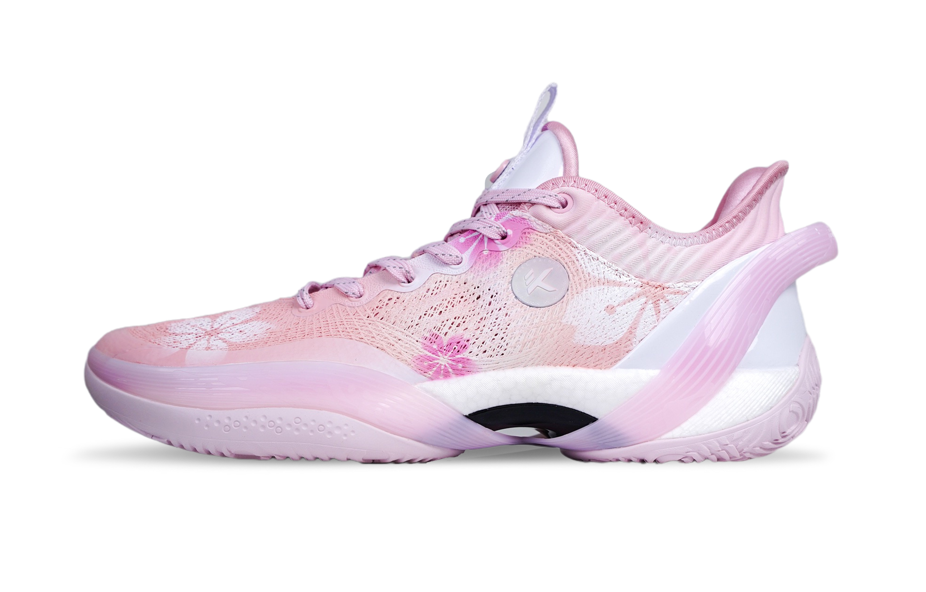 Anta Three point Rain1.0 Low top Basketball Shoes Men's White Pink