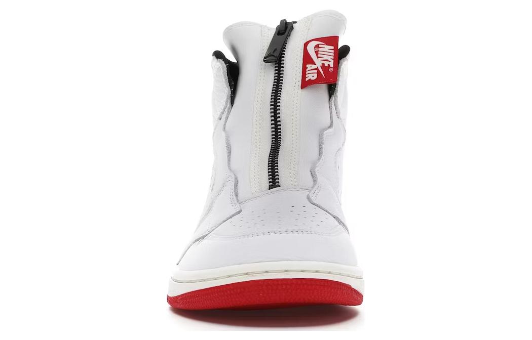 Jordan 1 Retro High Zip White University Red