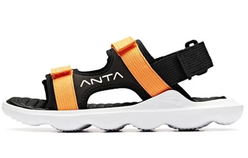 ANTA Beach Sandals Women's Black/Yellow