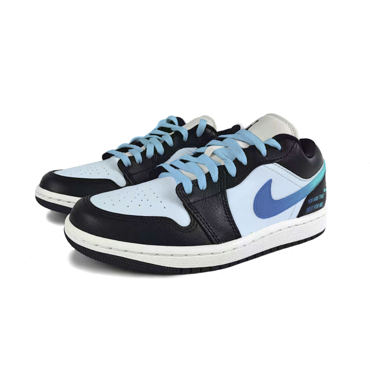 Jordan Air Jordan 1 Slip Resistant, Abrasion Resistant, Lightweight Low top Vintage Basketball Shoes Women’s Black