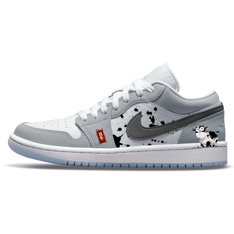 Jordan Air Jordan 1 Cushioning Slip Resistant Cushioning Slip Resistant Low top Vintage Basketball Shoes Women’s