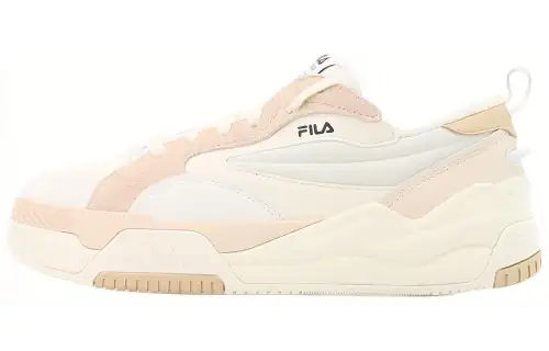 FILA CANESTRO Textile, Synthetic Leather, Leather Low top Vintage Basketball Shoes Women's White