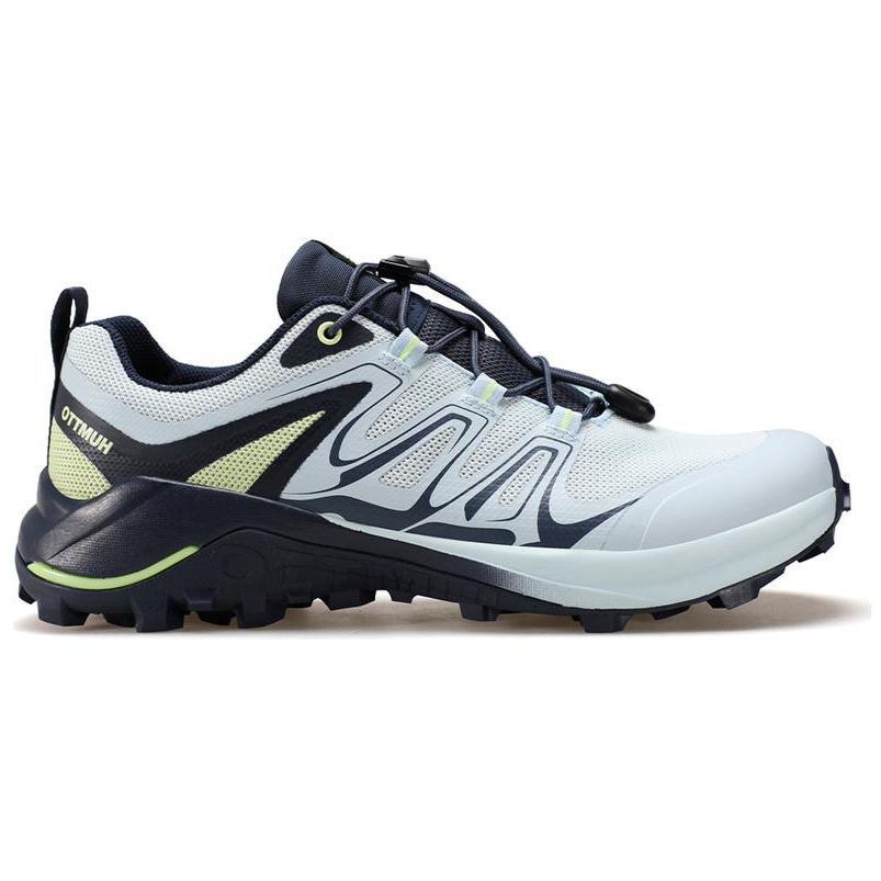 HUMTTO Comfortable Slip Resistant Slip Resistant Low top Mountaineering Shoes Men’s Blue Gray