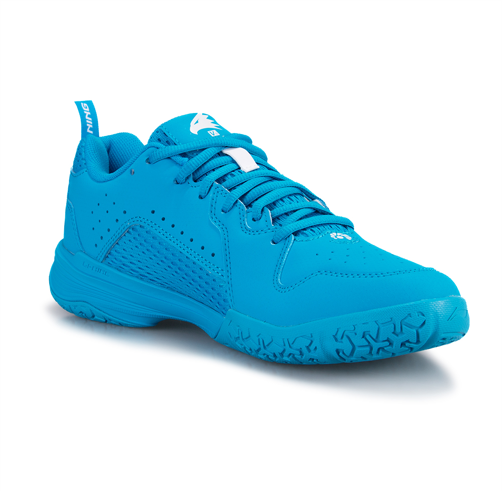 Li Ning Flying Eagle Abrasion Resistant Waterproof And Breathable Low top Badminton Shoes Unisex Blue