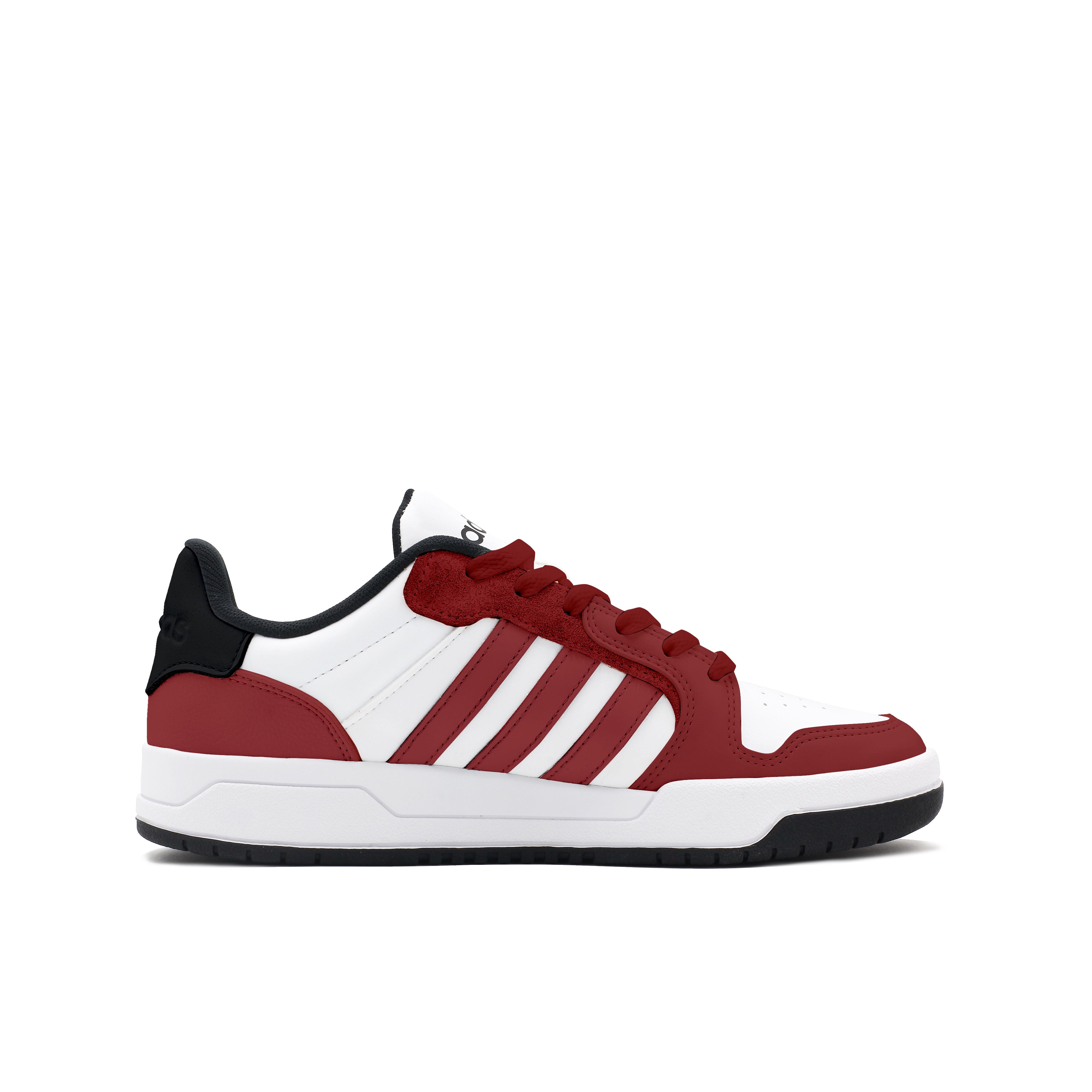 Adidas Neo Entrap Low top Vintage Basketball Shoes Unisex Red