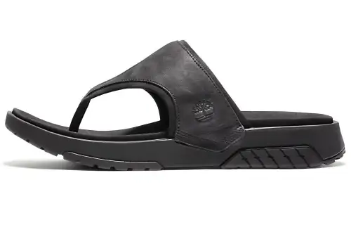 Timberland Rubber Sole Slip Resistant Quick Dry Slide Slippers Men's Black