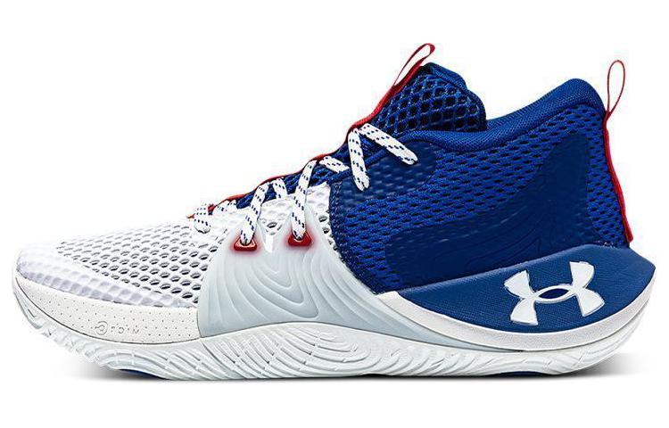 Мужские кроссовки Under Armour Under Armour Embiid 1 Hovr (бело-синие)