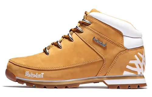 Timberland Euro Sprint Mountaineering & Hiking Shoes Men's Mid Top Yellow/White
